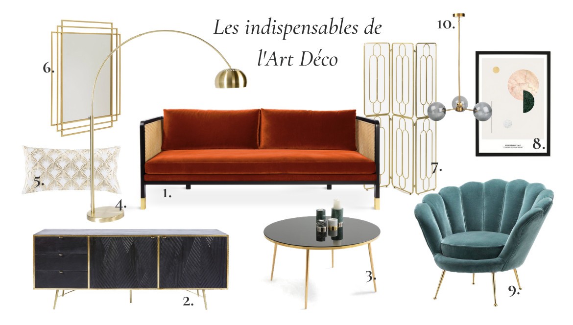 Les indispensables de l'Art Déco